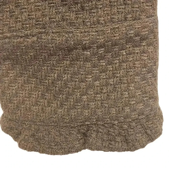 Decree by Anthropologie brown woven ruffled cropped jacket Size XL - Picture 3 of 9